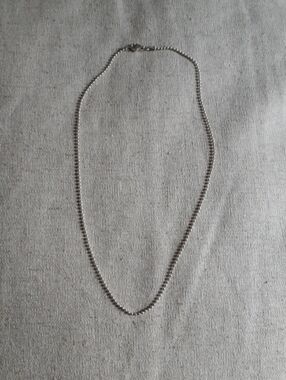 Sterling Silver 16" Ball Chain Necklace